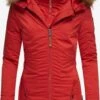 Marikoo Manteaux Dhiver Manteau D’hiver Sanakoo Femme Rouge -Marikoo Boutique 0151d76e840c0a5556f452e653c25410