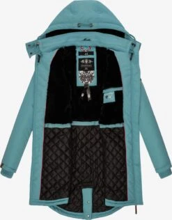 Marikoo Parkas Parka D’hiver Kamii Femme Bleu -Marikoo Boutique 03631ddee05df3bbc8a2fa1f96f0ca8a
