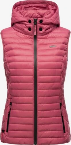 Marikoo Vestes Sans Manches Gilet Hasenpfote Femme Pitaya