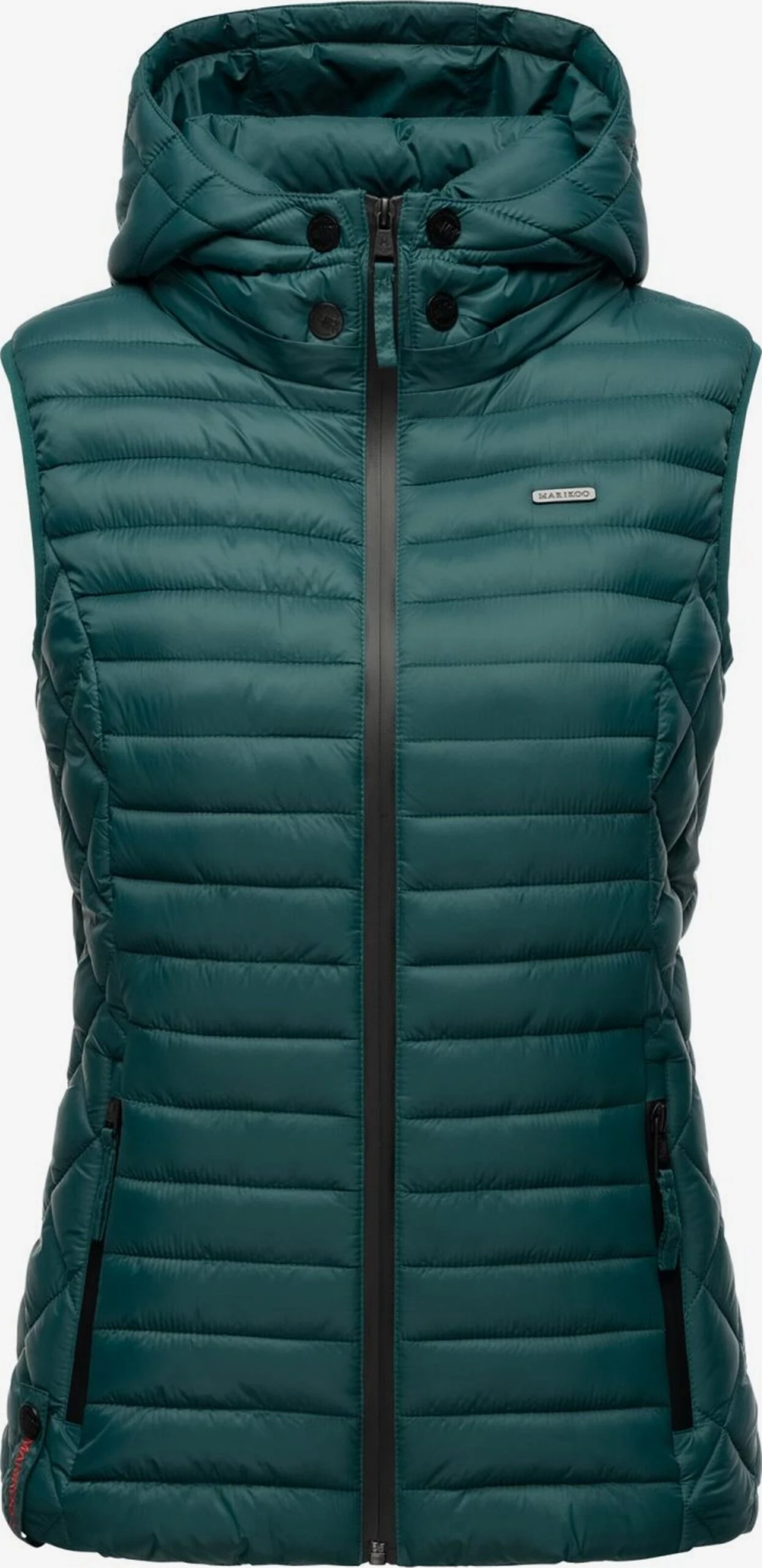 Marikoo Vestes Sans Manches Gilet Femme émeraude 3 Marikoo Vestes Sans Manches Gilet Femme émeraude