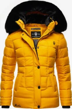 Marikoo Vestes Dhiver Veste D’hiver Qesraa Femme Jaune