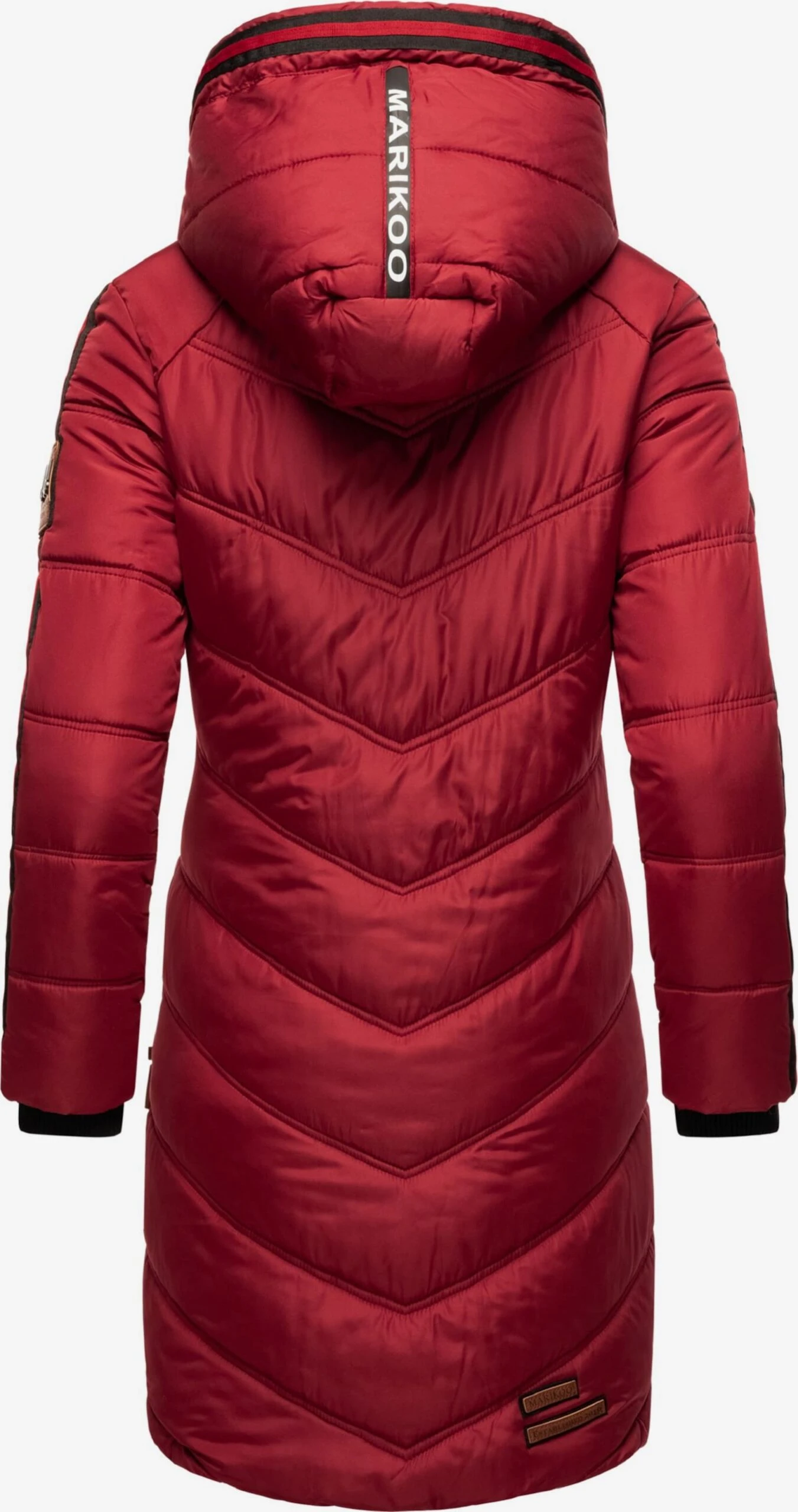 Marikoo Manteaux Dhiver Manteau D’hiver Armasa Femme Rouge / Rouge Sang 5 Marikoo Manteaux Dhiver Manteau D’hiver Armasa Femme Rouge / Rouge Sang – Image 3