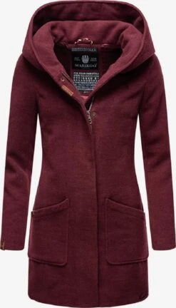 Marikoo Manteaux Dhiver Manteau D’hiver Maikoo Femme Bordeaux