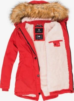 Marikoo Parkas Parka D’hiver Akira Femme Rouge -Marikoo Boutique 0f8e52d918f12966115174aa8380bdbc