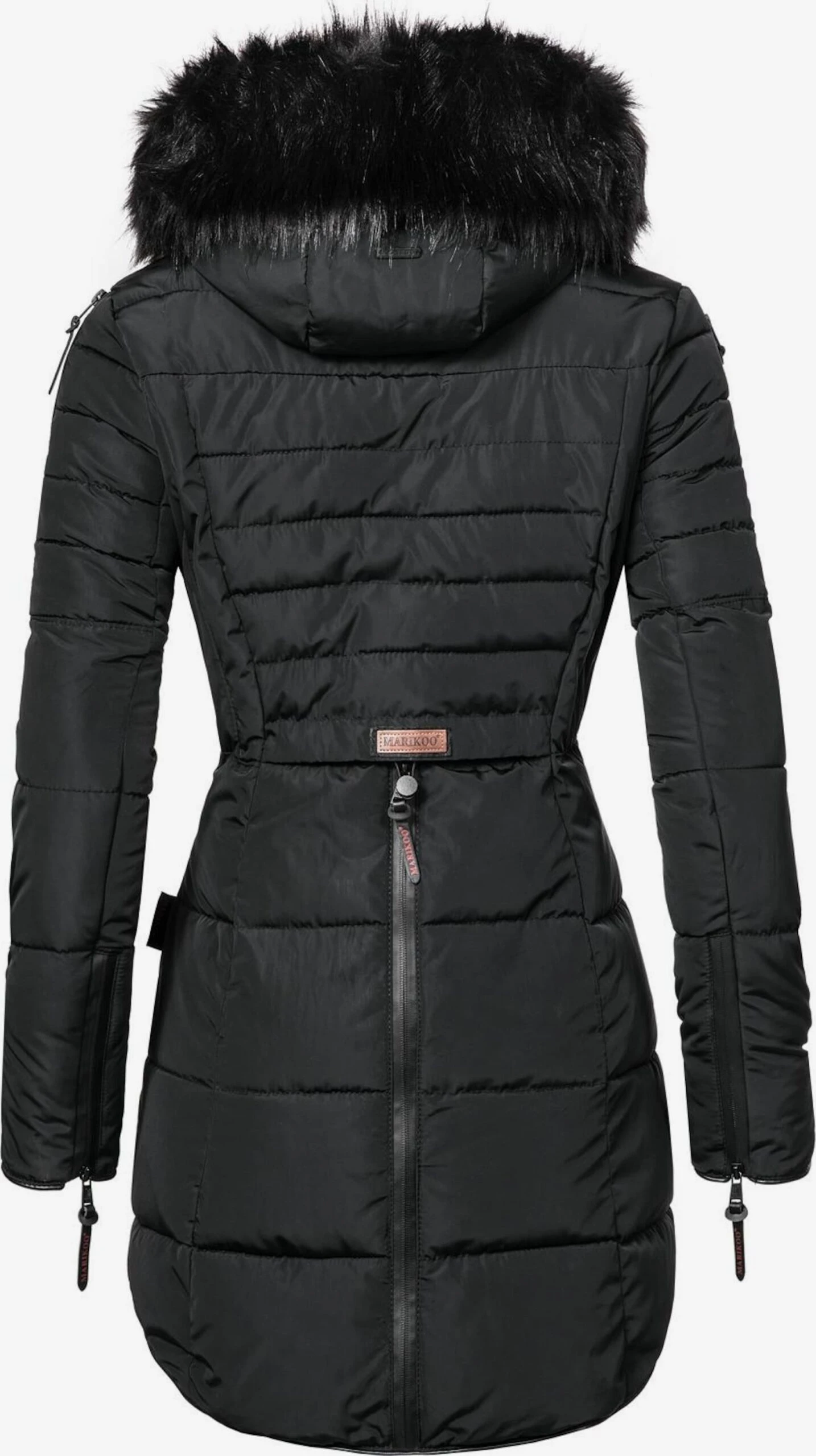 Marikoo Manteaux Dhiver Manteau D’hiver Moonshine Femme Noir 4 Marikoo Manteaux Dhiver Manteau D’hiver Moonshine Femme Noir – Image 2