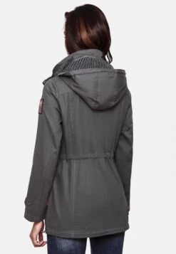 Marikoo Parkas Parka Mi-saison Nyokoo Femme Anthracite -Marikoo Boutique 115fa6e79239bf71fd3fa41d1f16fe2a