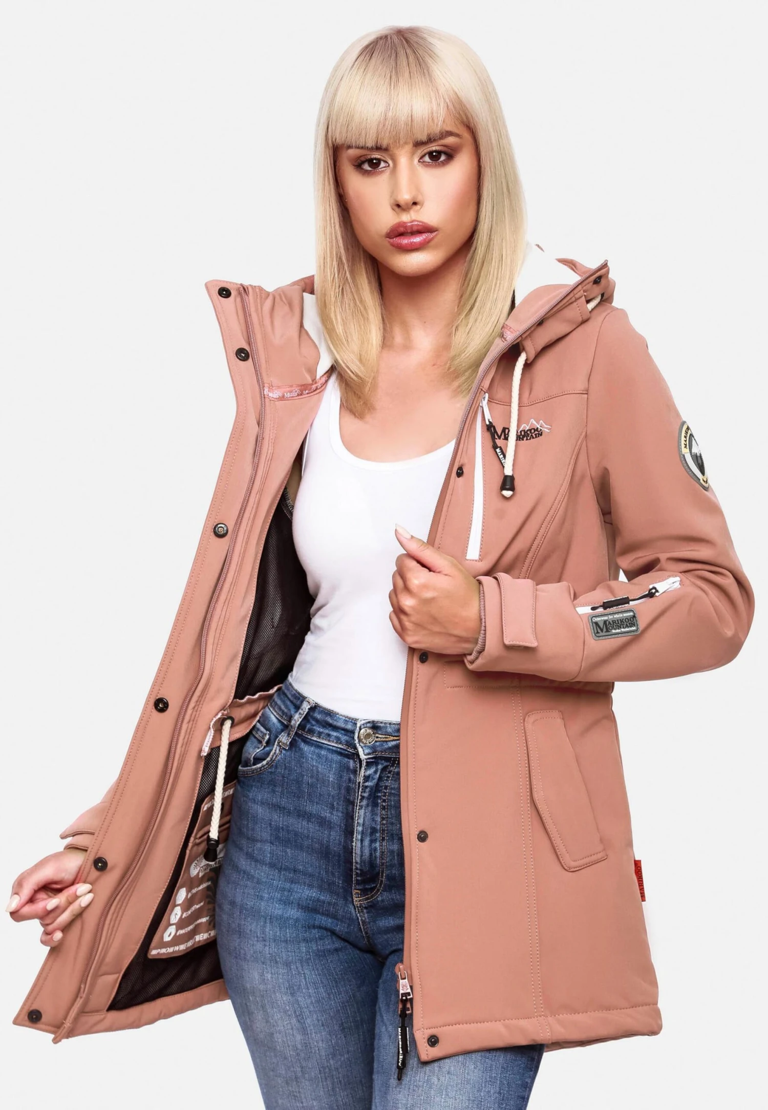 Marikoo Manteaux De Pluie Manteau Fonctionnel Zimtzicke Femme Rose Ancienne 10 Marikoo Manteaux De Pluie Manteau Fonctionnel Zimtzicke Femme Rose Ancienne – Image 8