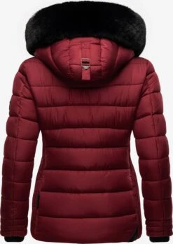 Marikoo Vestes Dhiver Veste D’hiver Qesraa Femme Rouge Cerise -Marikoo Boutique 11e11a415662dd27c0d112ce2ce0a14e
