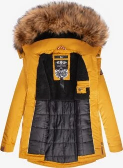 Marikoo Manteaux Dhiver Manteau D’hiver Sanakoo Femme Jaune Dor -Marikoo Boutique 11e1a2975c95e8e35b92c9496ede28bb