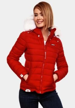 Marikoo Vestes Dhiver Veste D’hiver Nasriin Femme Rouge -Marikoo Boutique 11fc9857e61b4af99be84071a1485216
