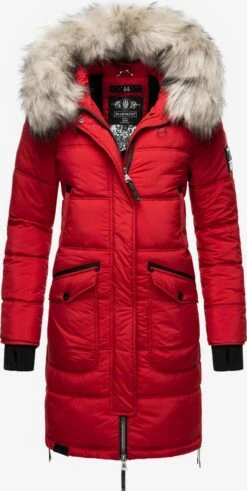 Marikoo Manteaux Dhiver Manteau D’hiver Chaskaa Femme Rouge