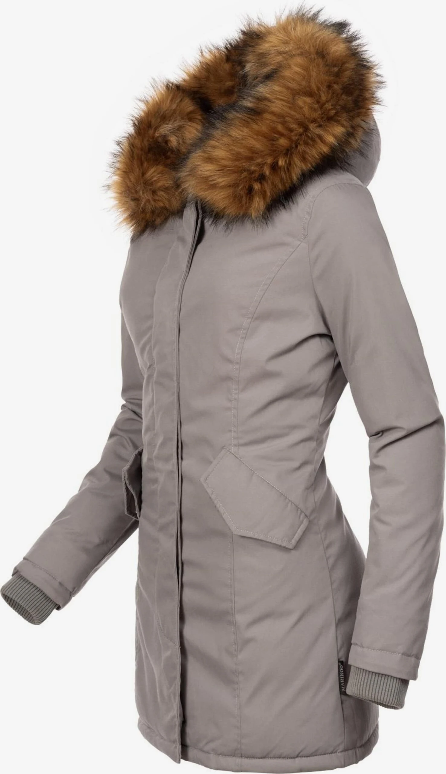 Marikoo Parkas Parka D’hiver Karmaa Femme Gris 4 Marikoo Parkas Parka D’hiver Karmaa Femme Gris – Image 2