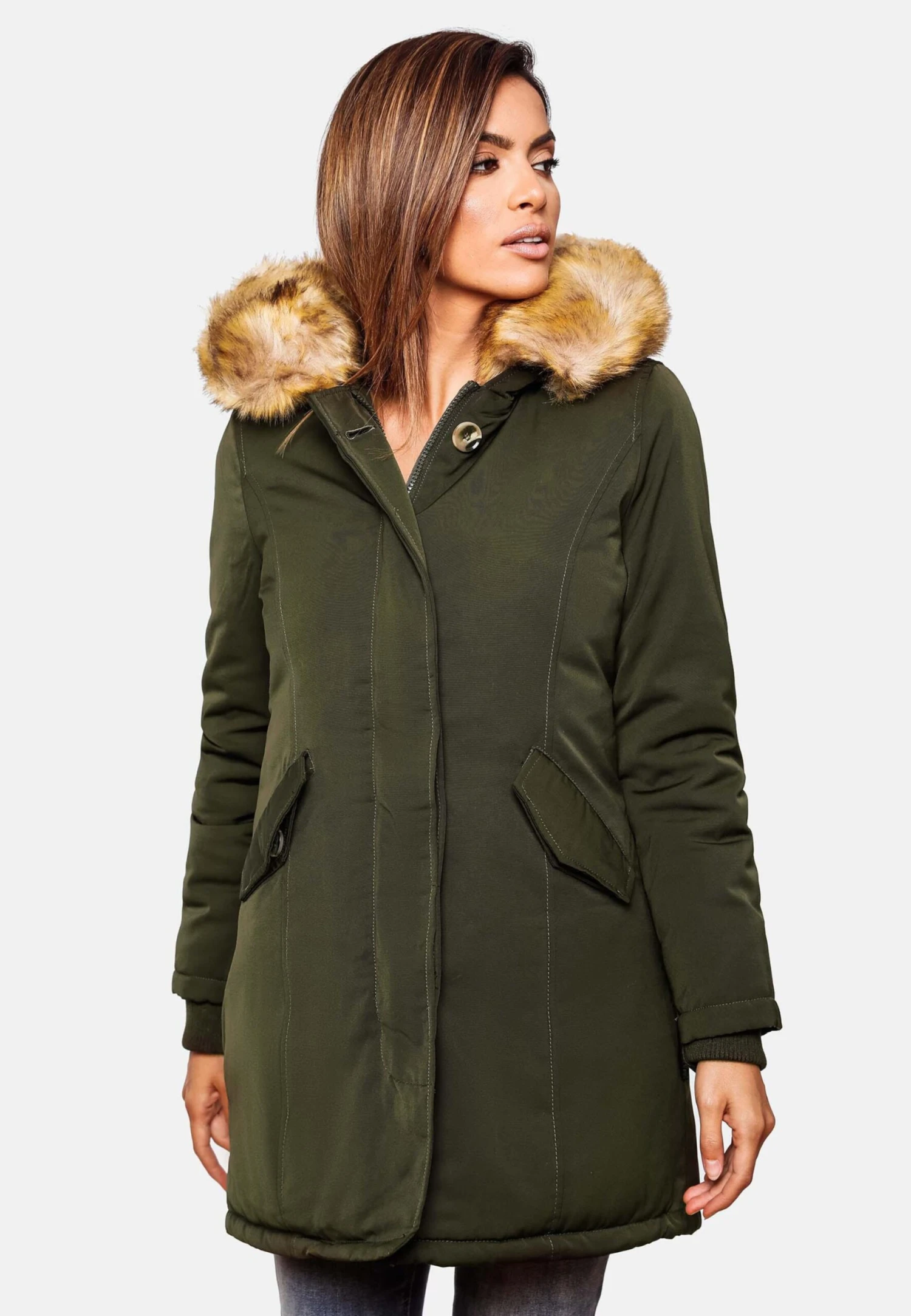 Marikoo Parkas Parka D’hiver Karmaa Femme Olive 8 Marikoo Parkas Parka D’hiver Karmaa Femme Olive – Image 6