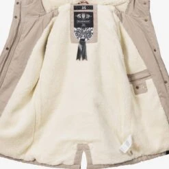 Marikoo Vestes Dhiver Veste D’hiver Manolya Femme Beige Clair -Marikoo Boutique 14c0332fb445558664bcaf3b31fa2734