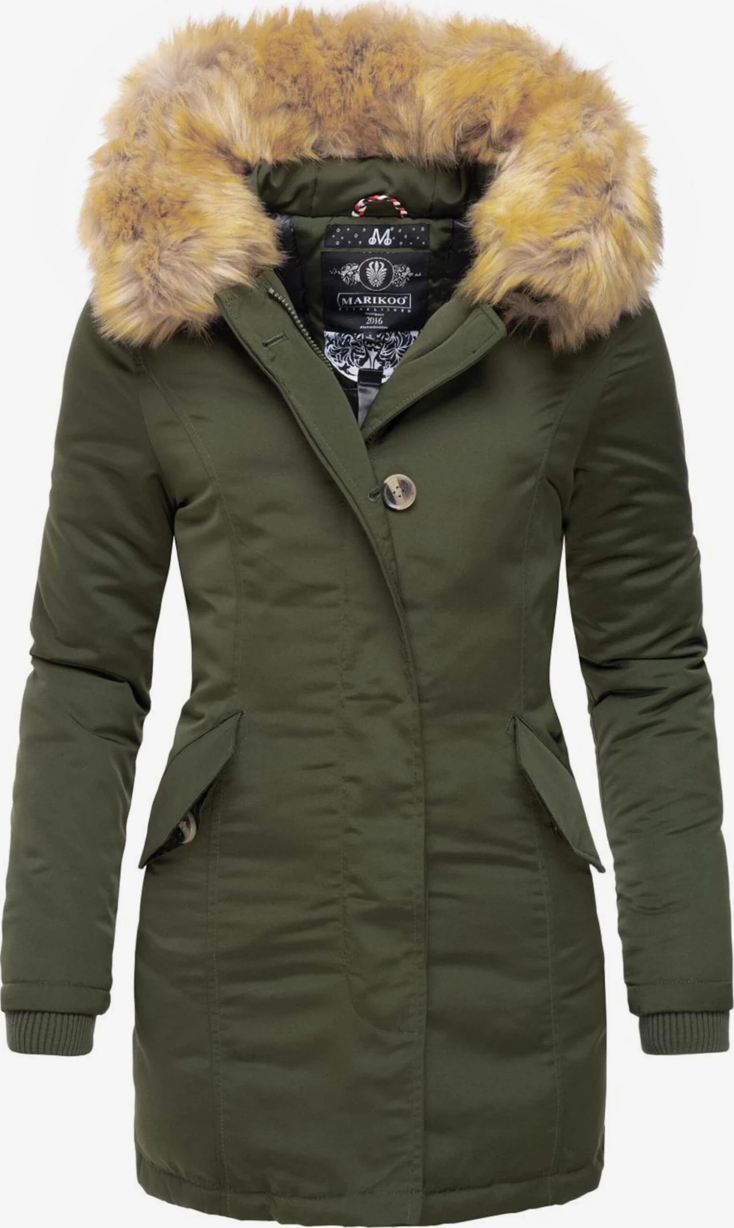 Marikoo Parkas Parka D’hiver Karmaa Femme Olive 3 Marikoo Parkas Parka D’hiver Karmaa Femme Olive