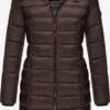 Marikoo Manteaux Courts Manteau D’hiver Abendsternchen Femme Chocolat -Marikoo Boutique 15510797c8e8dad954a010280c4f0bbd