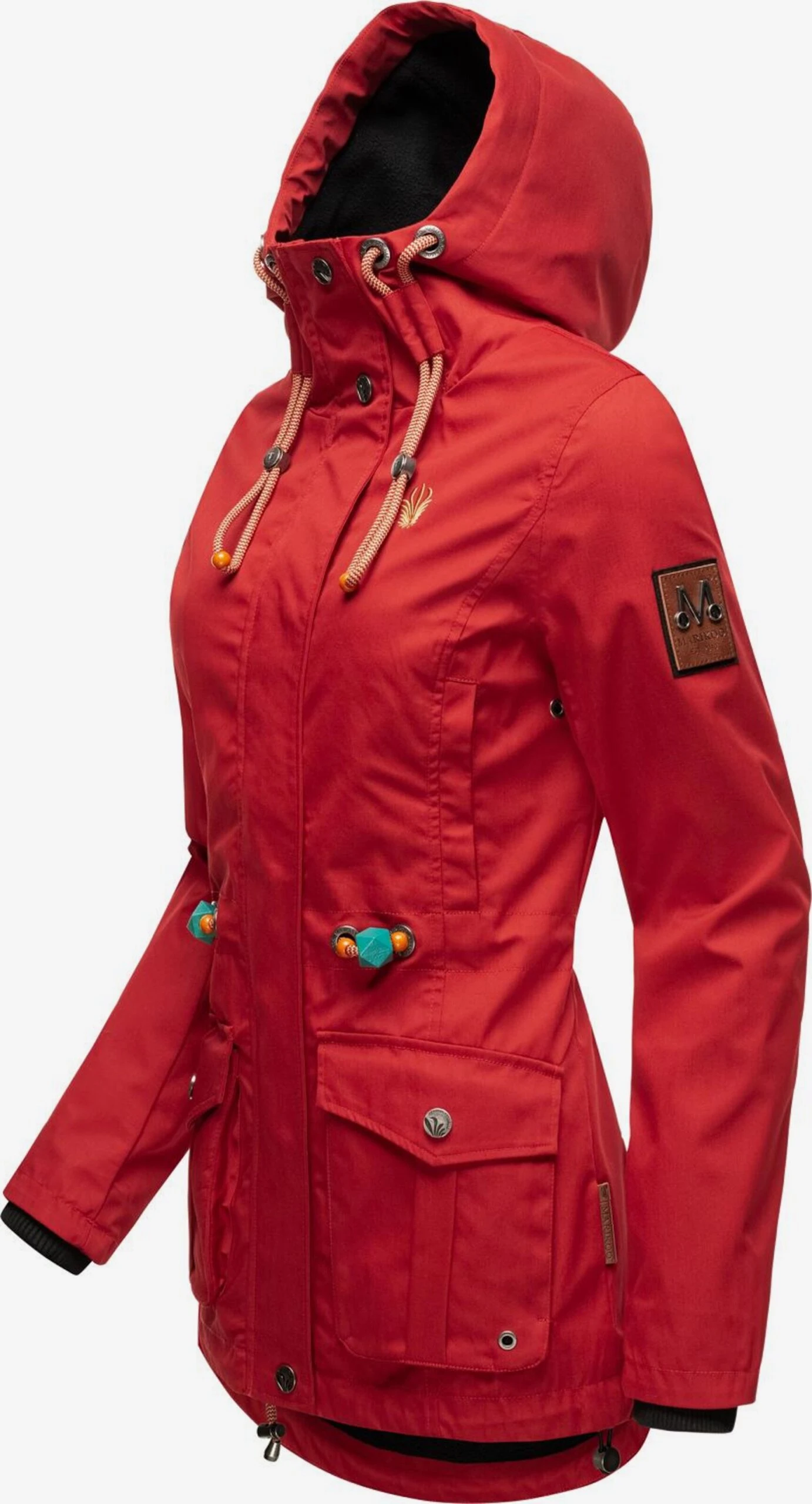 Marikoo Vestes De Mi-saison Veste Mi-saison Babetaa Femme Rouge Cerise 4 Marikoo Vestes De Mi-saison Veste Mi-saison Babetaa Femme Rouge Cerise – Image 2