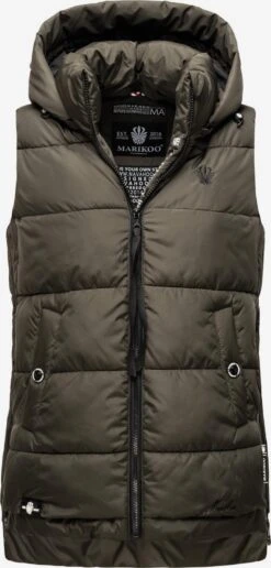 Marikoo Vestes Sans Manches Gilet Zarinaa Femme Anthracite