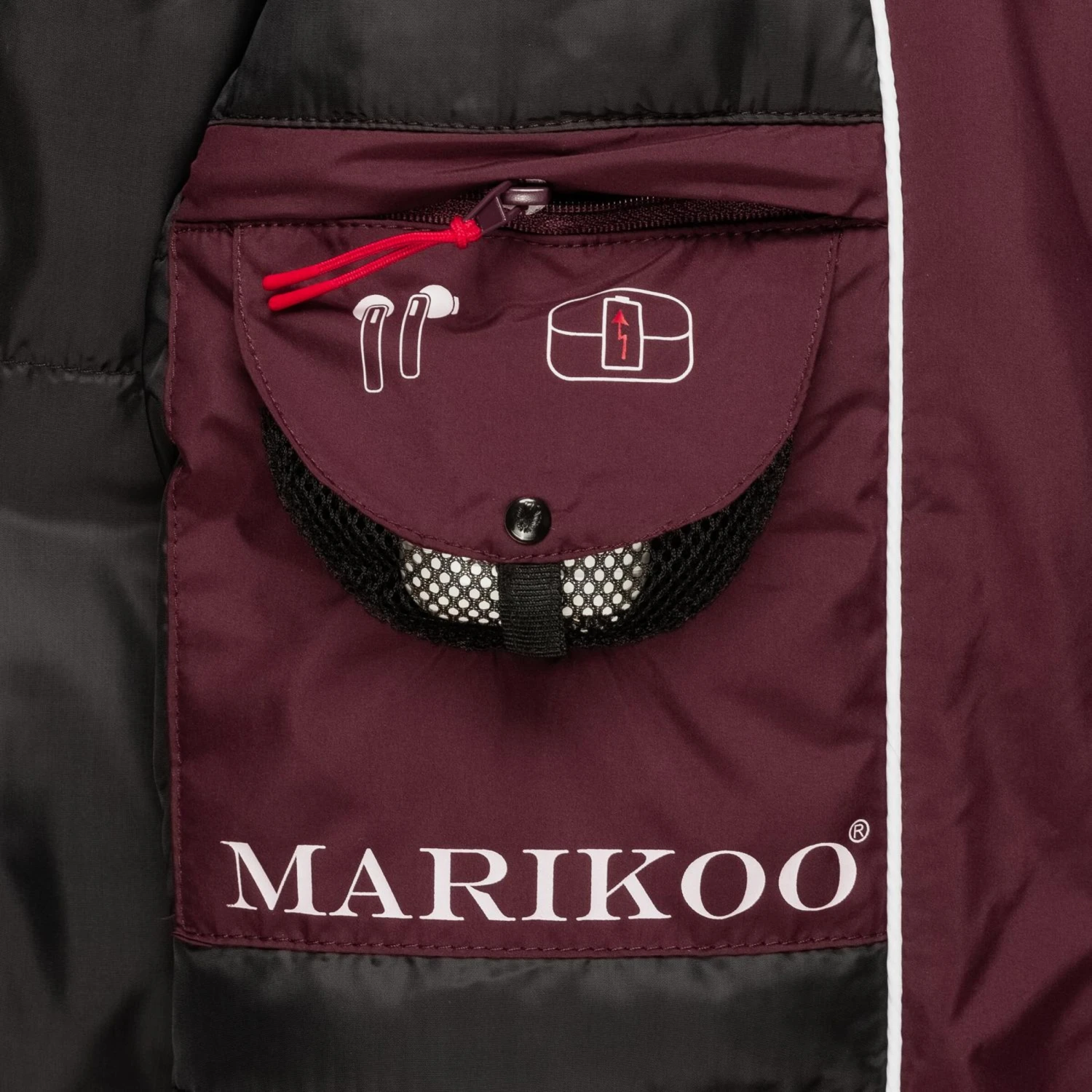 Marikoo Manteaux Dhiver Manteau D’hiver Femme Rouge Cerise 12 Marikoo Manteaux Dhiver Manteau D’hiver Femme Rouge Cerise – Image 10