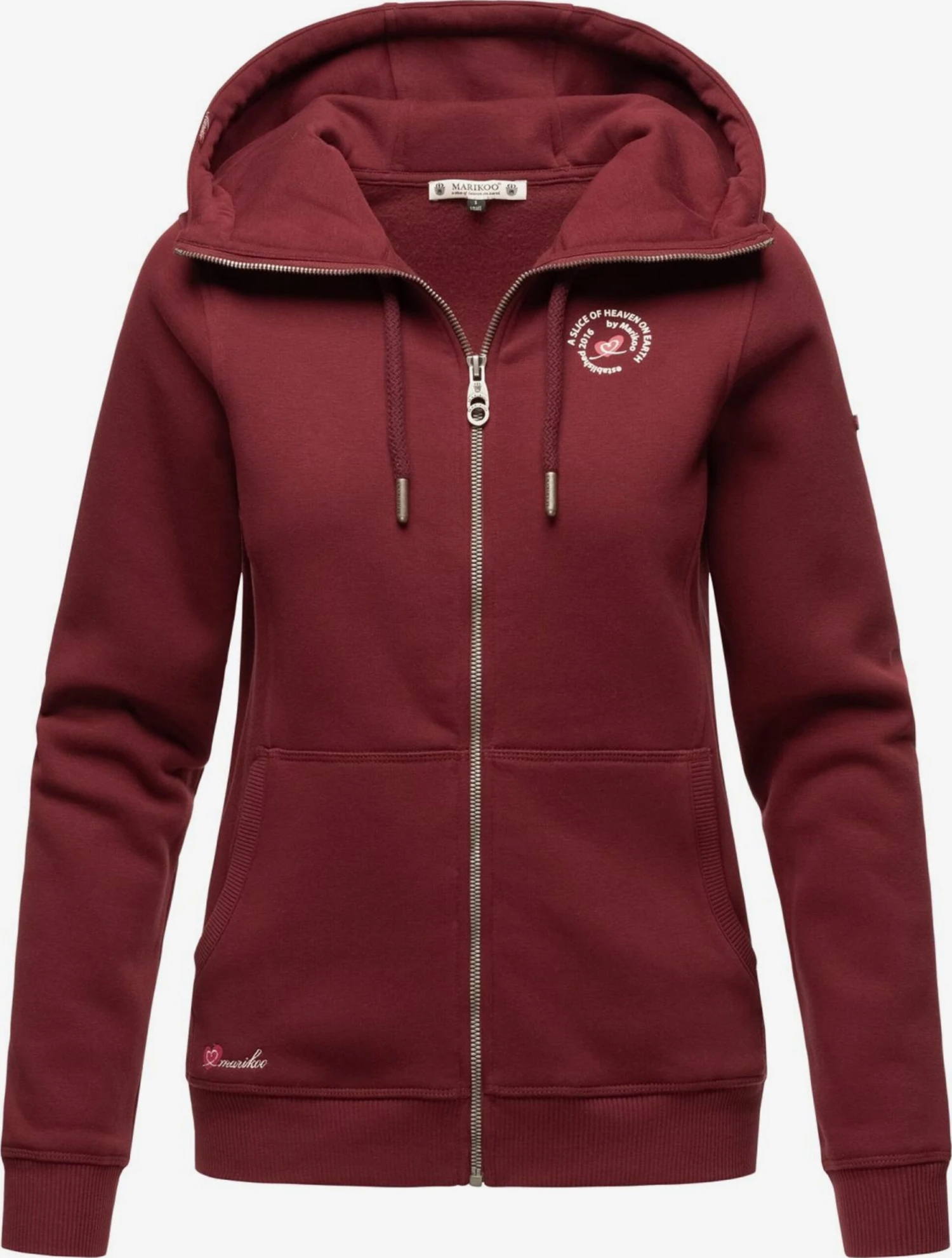 Marikoo Sweats Zippés Veste De Survêtement Setsunaa Femme Bordeaux 3 Marikoo Sweats Zippés Veste De Survêtement Setsunaa Femme Bordeaux