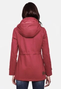Marikoo Parkas Parka Mi-saison Nyokoo Femme Rouge / Bourgogne -Marikoo Boutique 19885812ccef2d41d1b360f745d1056e