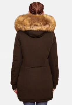 Marikoo Parkas Parka D’hiver Karmaa Femme Marron -Marikoo Boutique 1ad35983935a9515978b60b8e95c3dab