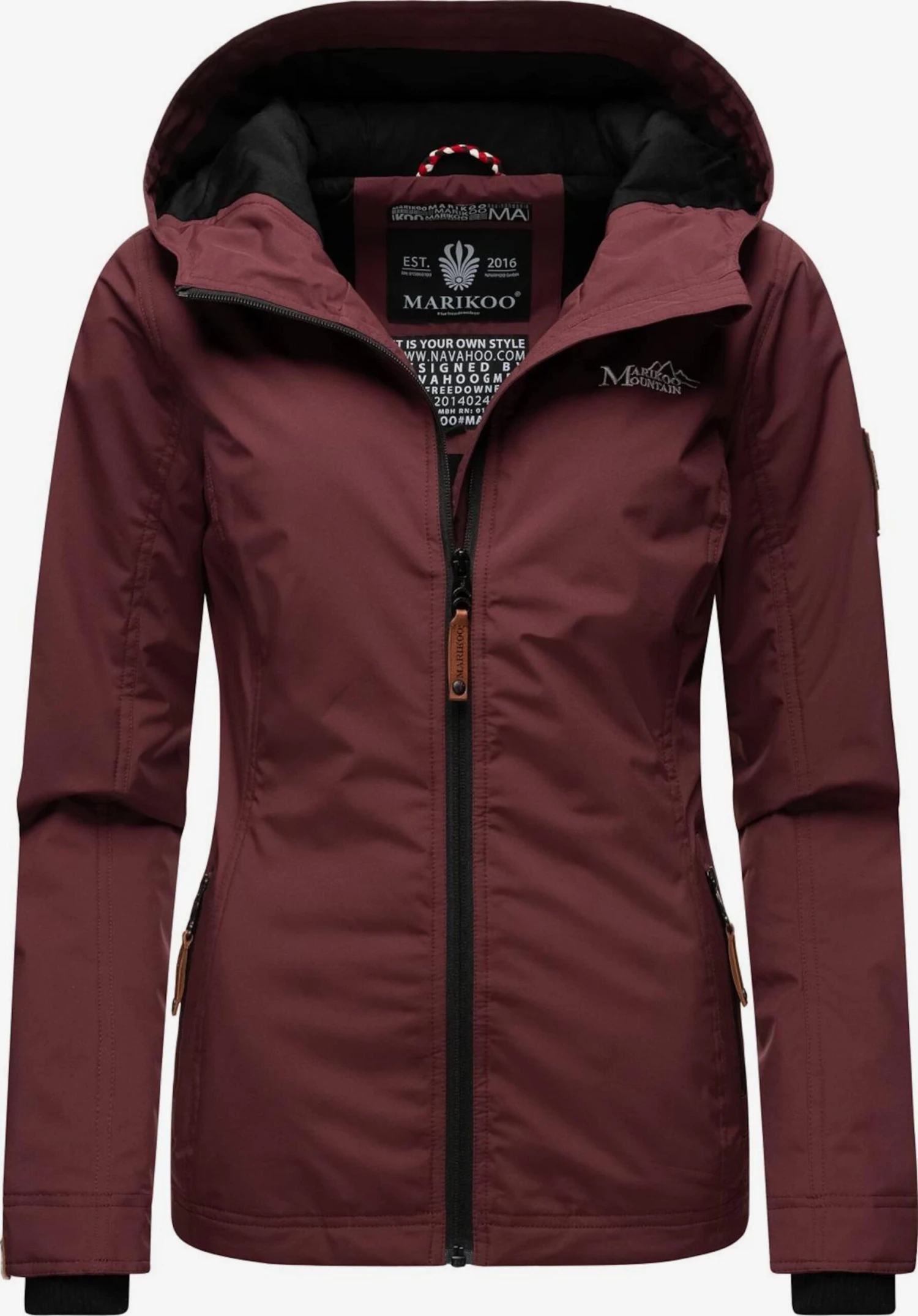 Marikoo Vestes De Mi-saison Veste Mi-saison Brombeere Femme Bordeaux 3 Marikoo Vestes De Mi-saison Veste Mi-saison Brombeere Femme Bordeaux