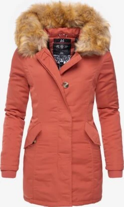 Marikoo Parkas Parka D’hiver Karmaa Femme Saumon