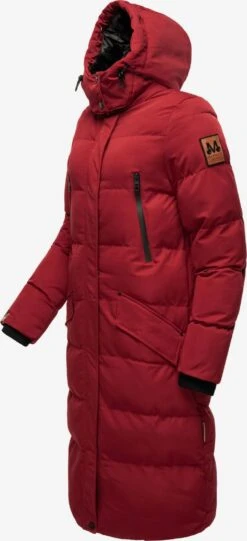 Marikoo Manteaux Dhiver Manteau D’hiver Schneesternchen Femme Rouge Sang -Marikoo Boutique 1d162b875d7dd98495969e9b66e9ac5b