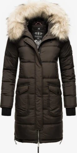 Marikoo Manteaux Dhiver Manteau D’hiver Chaskaa Femme Gris Basalte