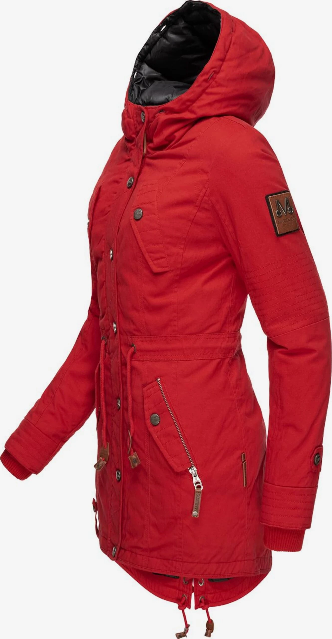 Marikoo Parkas Parka D’hiver La Viva Femme Rouge Clair 6 Marikoo Parkas Parka D’hiver La Viva Femme Rouge Clair – Image 4