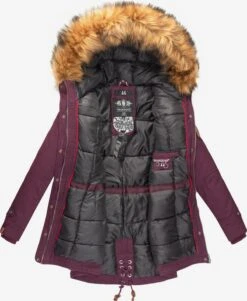 Marikoo Parkas Parka D’hiver Femme Lie De Vin -Marikoo Boutique 22ed02a0e35d623fb3c8abc5871b7e7c