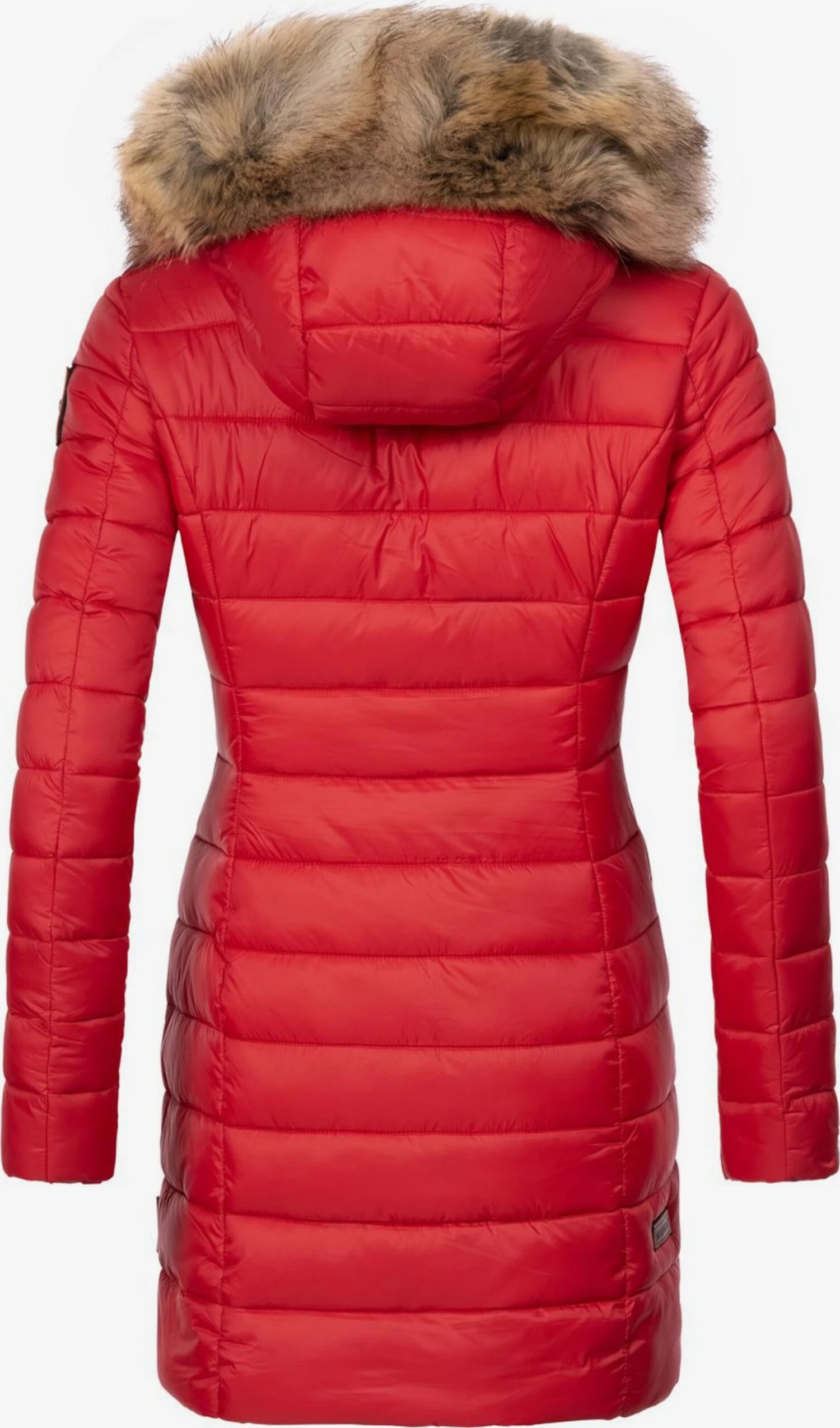 Marikoo Manteaux Dhiver Manteau D’hiver Rose Femme Rouge 5 Marikoo Manteaux Dhiver Manteau D’hiver Rose Femme Rouge – Image 3