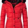 Marikoo Vestes Dhiver Veste D’hiver Lotusblüte Femme Rouge -Marikoo Boutique 24cd4f17292557af202a2f3003b17887
