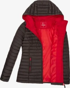 Marikoo Vestes De Mi-saison Veste Mi-saison Asraa Femme Bleu Marine -Marikoo Boutique 253378d042bb7dfb3de0bd7827c3aef9