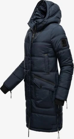 Marikoo Manteaux Dhiver Manteau D’hiver Chaskaa Femme Bleu Marine -Marikoo Boutique 261535b755593e2dce5858e7c2c4902a
