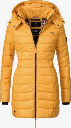 Marikoo Manteaux Courts Manteau D’hiver Abendsternchen Femme Jaune Dor