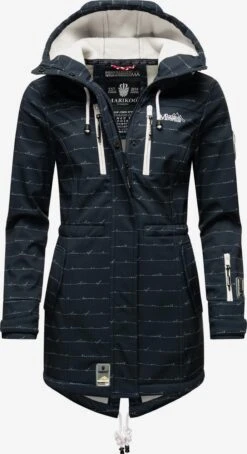 Marikoo Manteaux De Pluie Manteau Fonctionnel Zimtzicke Femme Bleu Marine