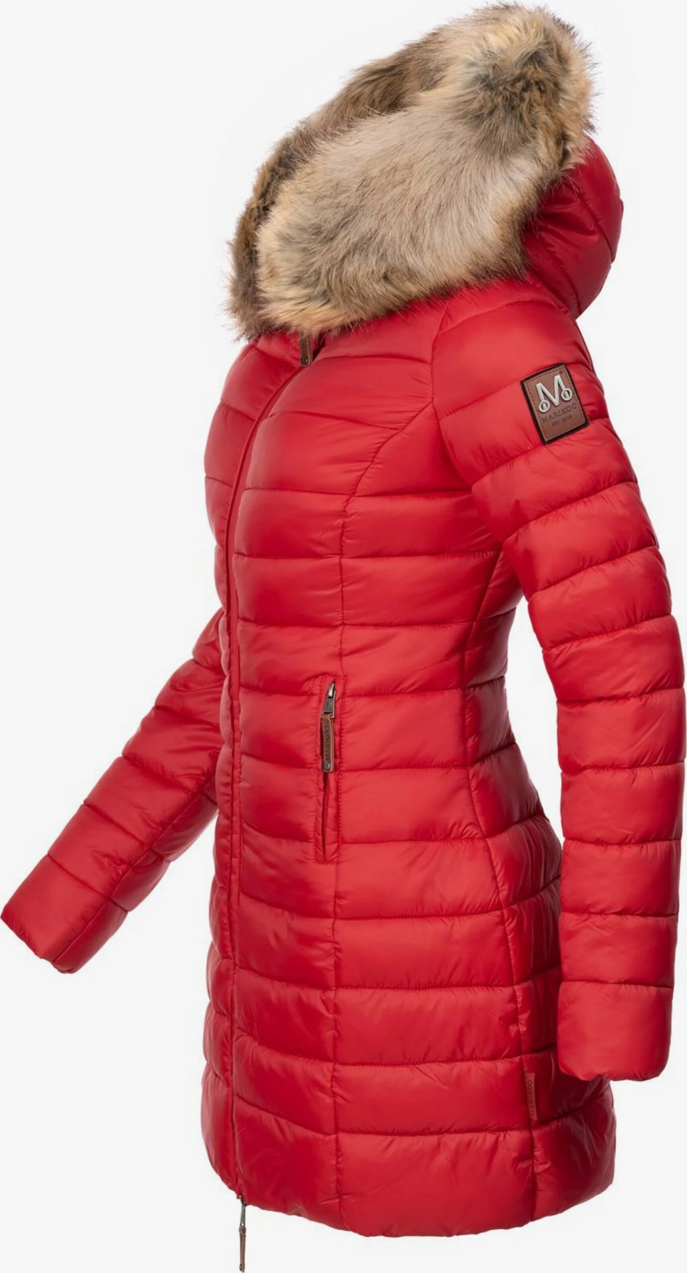 Marikoo Manteaux Dhiver Manteau D’hiver Rose Femme Rouge 4 Marikoo Manteaux Dhiver Manteau D’hiver Rose Femme Rouge – Image 2