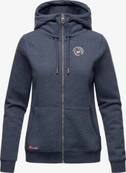 Marikoo Sweats Zippés Veste De Survêtement Setsunaa Femme Bleu-gris -Marikoo Boutique 2ed6ab75e27d19a1143ce1dd0cbab088