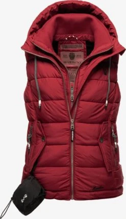 Marikoo Vestes Sans Manches Gilet Taisaa Femme Rouge