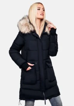 Marikoo Manteaux Dhiver Manteau D’hiver Chaskaa Femme Bleu Marine -Marikoo Boutique 319c12d9adfb7d33e471fd654ecd4cc2