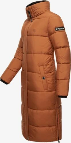 Marikoo Manteaux Dhiver Manteau D’hiver Femme Cognac -Marikoo Boutique 34016f6e1bb4953621355562c8f86c70