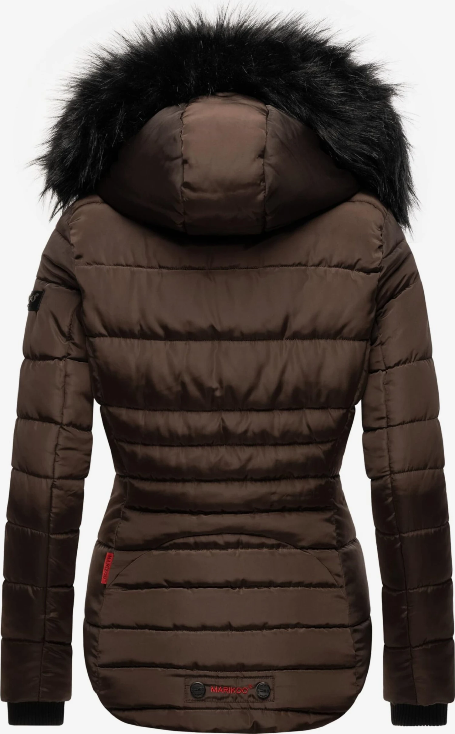 Marikoo Vestes Dhiver Veste D’hiver Lotusblüte Femme Marron 5 Marikoo Vestes Dhiver Veste D’hiver Lotusblüte Femme Marron – Image 3