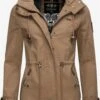 Marikoo Parkas Parka Mi-saison Nyokoo Femme Noisette -Marikoo Boutique 347e0eaf2167a88c56cf04d5e6bb4b92