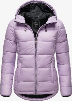 Marikoo Vestes Matelassées Veste D’hiver Leandraa Femme Lilas