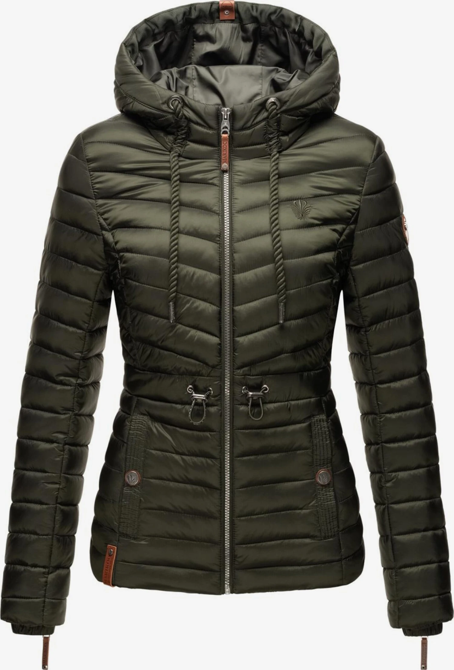 Marikoo Vestes De Mi-saison Veste Mi-saison Aniyaa Femme Olive 3 Marikoo Vestes De Mi-saison Veste Mi-saison Aniyaa Femme Olive