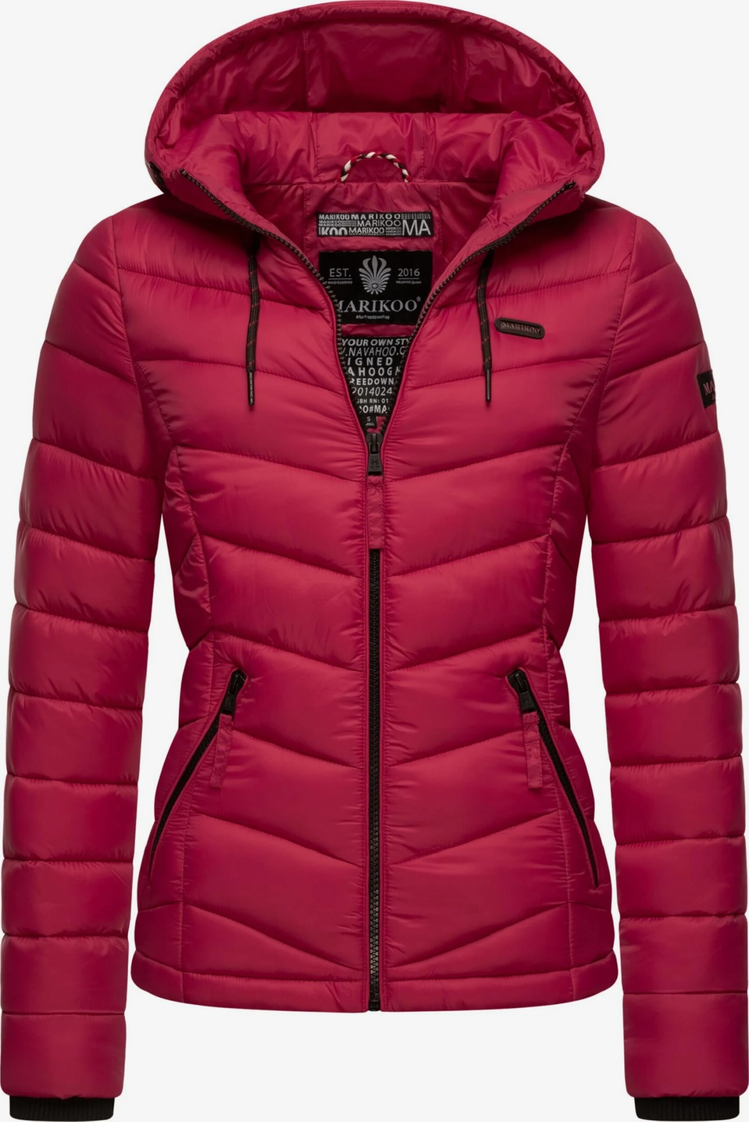 Marikoo Vestes De Mi-saison Veste Mi-saison Kuala Femme Framboise 3 Marikoo Vestes De Mi-saison Veste Mi-saison Kuala Femme Framboise