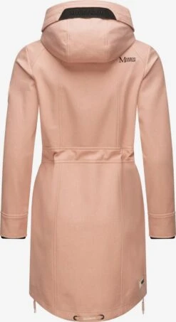 Marikoo Parkas Parka Mi-saison Femme Rose -Marikoo Boutique 385ac125123bc9fbedd56142e53b355b