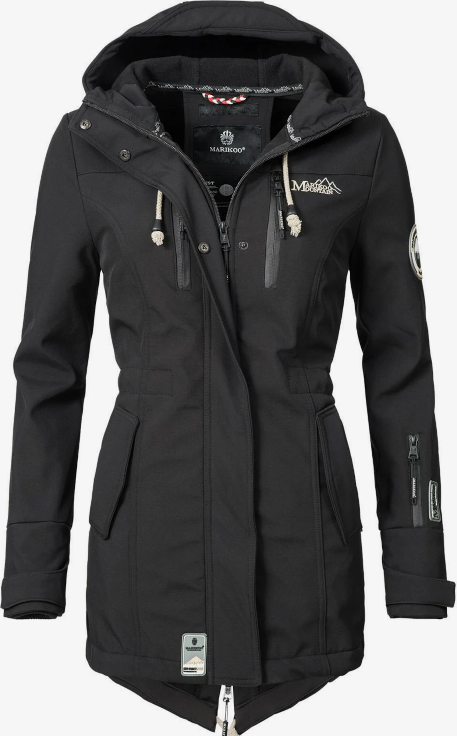 Marikoo Manteaux De Pluie Manteau Fonctionnel Zimtzicke Femme Noir 3 Marikoo Manteaux De Pluie Manteau Fonctionnel Zimtzicke Femme Noir